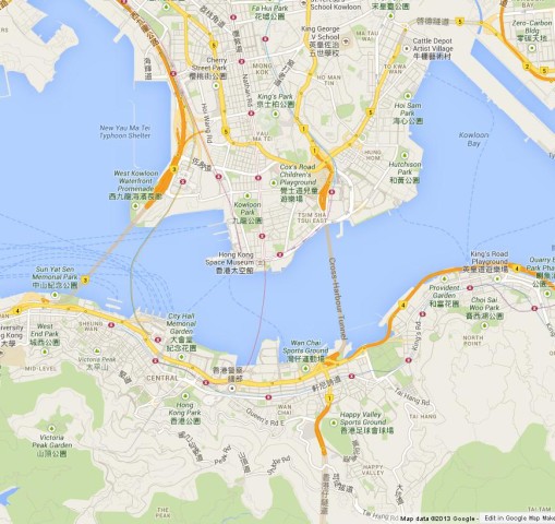 Map of HK