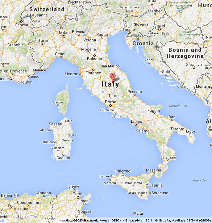 where is assisi in italy map Assisi On Map Of Italy where is assisi in italy map