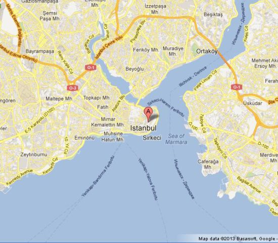 location-hagia-sophia-on-map-of-istanbul
