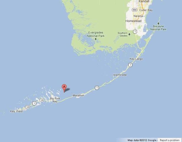 Map of Florida Keys US