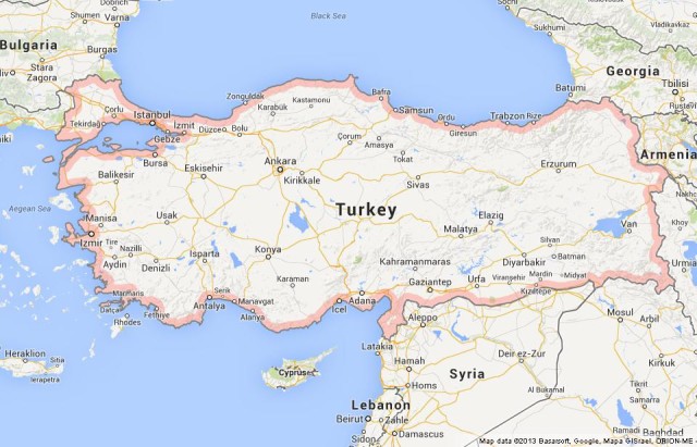  Turkey map