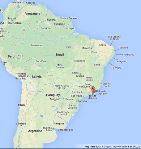 Where is Rio de Janeiro on Map of Brazil