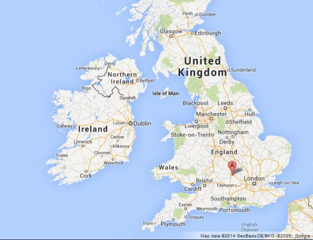 Where is Oxford on Map of UK