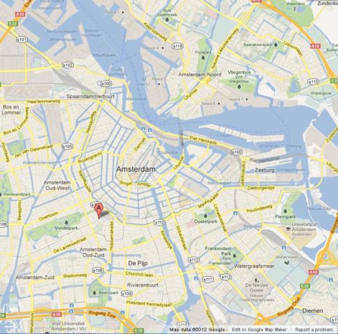 Where is Van Gogh Museum on Map of Amsterdam