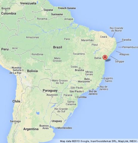 Where is Barra Grande on Map of Brazil