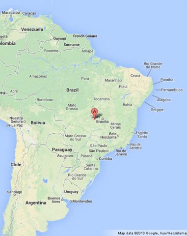 Where is Goiás on Map of Brazil