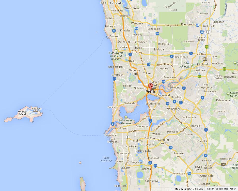 Map Of Perth 