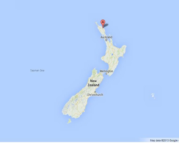 Location of Bay of Islands on Map of New Zealand