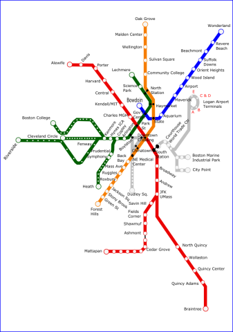 Map Boston Metro