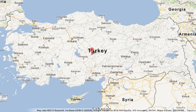 Where is Cappadocia on Map of Turkey