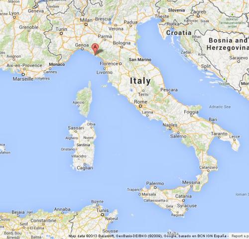 Where is Cinque Terre on Map of Italy, location Cinque Terre on Map of Italy