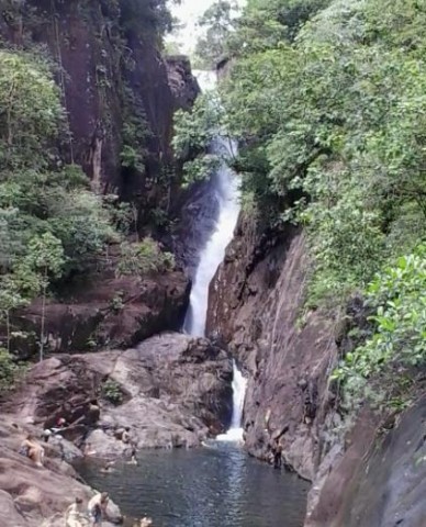 Thailand waterfalls, waterfall in Ko Chang