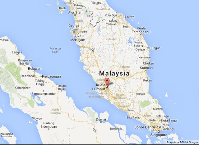 Where is Kuala Lumpur on Map of Malaysia