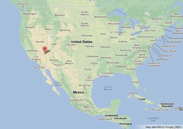 Where is Las Vegas on Map of USA