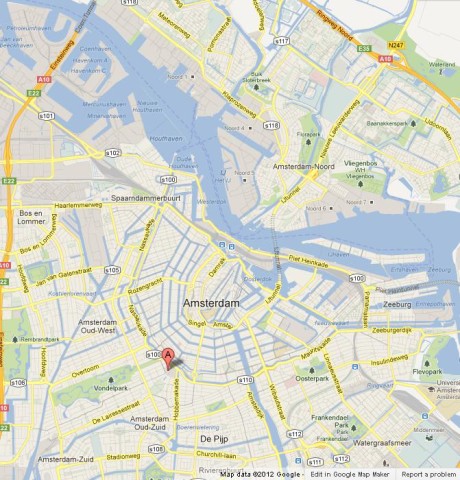Where is Rijksmuseum on Amsterdam Map