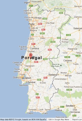 Where is Fatima on Portugal Map