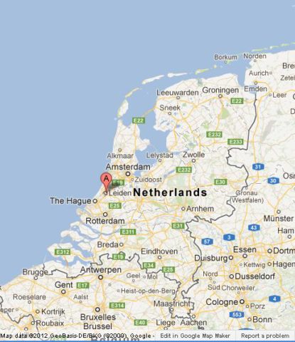 Where is Leiden on Map of Netherlands