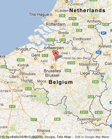Where is Mechelen on Map of Belgium