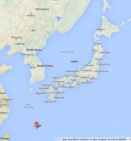 Where is Okinawa on Map of Japan