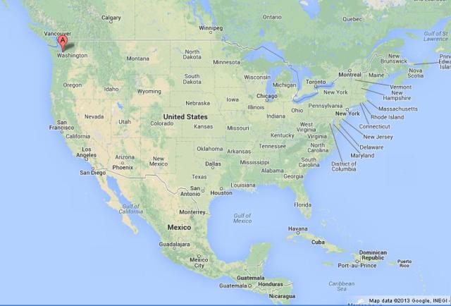 Where is Seattle on USA Map