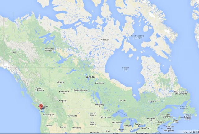 Where is Vancouver Island on Map of Canada