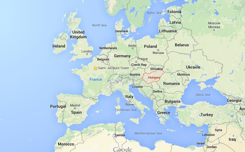 Where Is Hungary On Map Of Europe