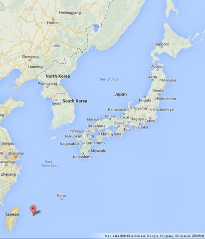 Where is Hateruma Island on Map of Japan