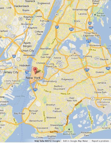 location Lower Manhattan on Map of NYC