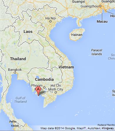 location Phu Quoc on Map of Vietnam