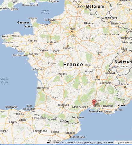 Where is Camargue on Map of France