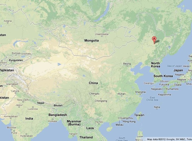 Where is Harbin on Map of China