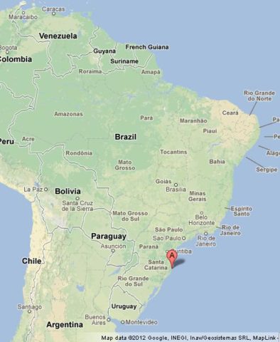 Where is Ilha do Papagaio on Brazil Map