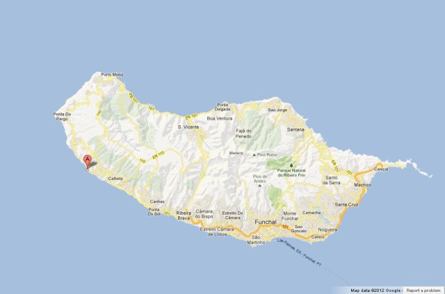 Where is Jardim do Mar on Madeira Map