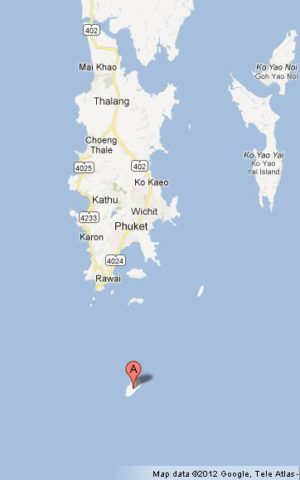 Where is Ko Racha Yai on Map of Phuket