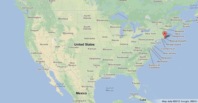 location Martha's Vineyard on US Map