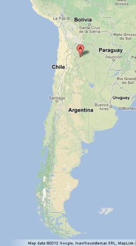 Where is Salta on Argentina Map