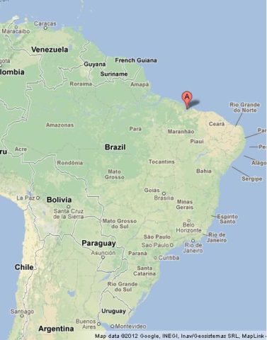 Where is São Luis Maranhão on Map of Brazil