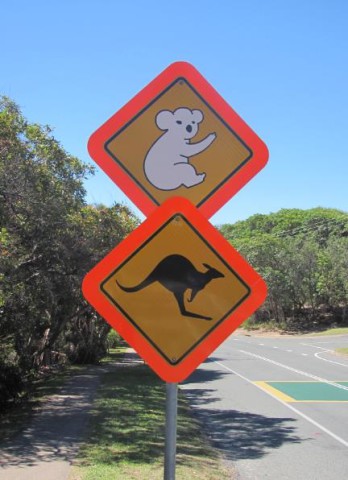 Australia road signs