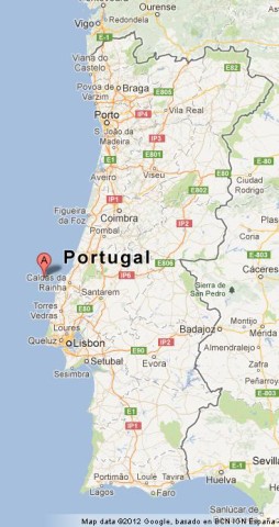location Berlengas on Map of Portugal