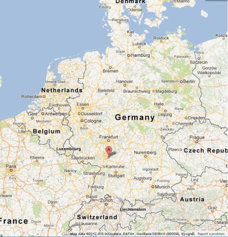 Where is Heidelberg on Map of Germany