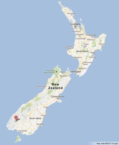 Where is Lake Manapouti on Map of New Zealand
