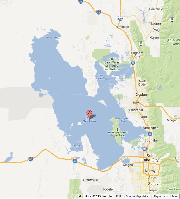 Map Of Great Salt Lake