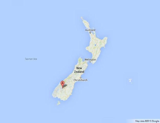 Where is Queenstown on Map of New Zealand