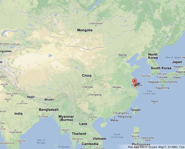 Where is Suzhou on Map of China