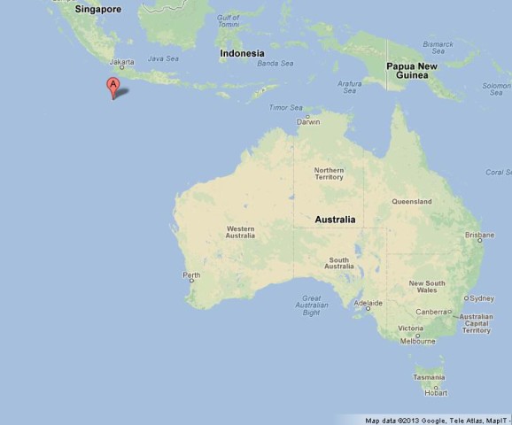 location Christmas Island