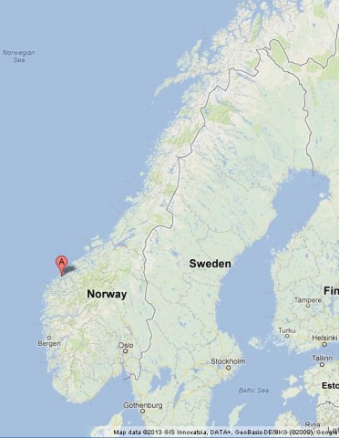 Where is Alesund on Map of Norway, location Alesund on Map of Norway