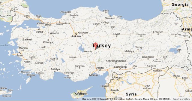 Where is Goreme on Map of Turkey