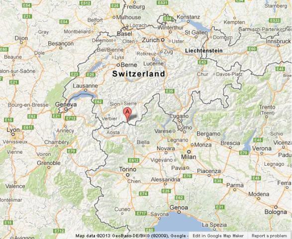 Where is Matterhorn on map