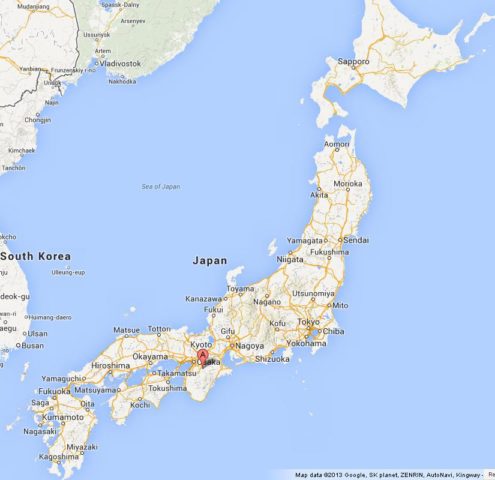 Where is Asuka on Map of Japan