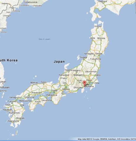 Where is Hakone on Map of Japan